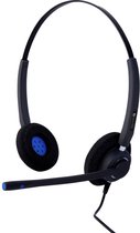 Alcatel-Lucent Enterprise AH 22 M On Ear headset Telefoon Kabel Zwart Ruisonderdrukking (microfoon)