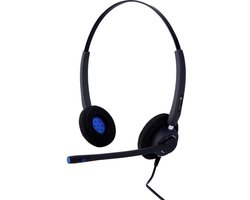 Alcatel-Lucent Enterprise AH 22 M On Ear headset Telefoon Kabel Zwart Ruisonderdrukking (microfoon)