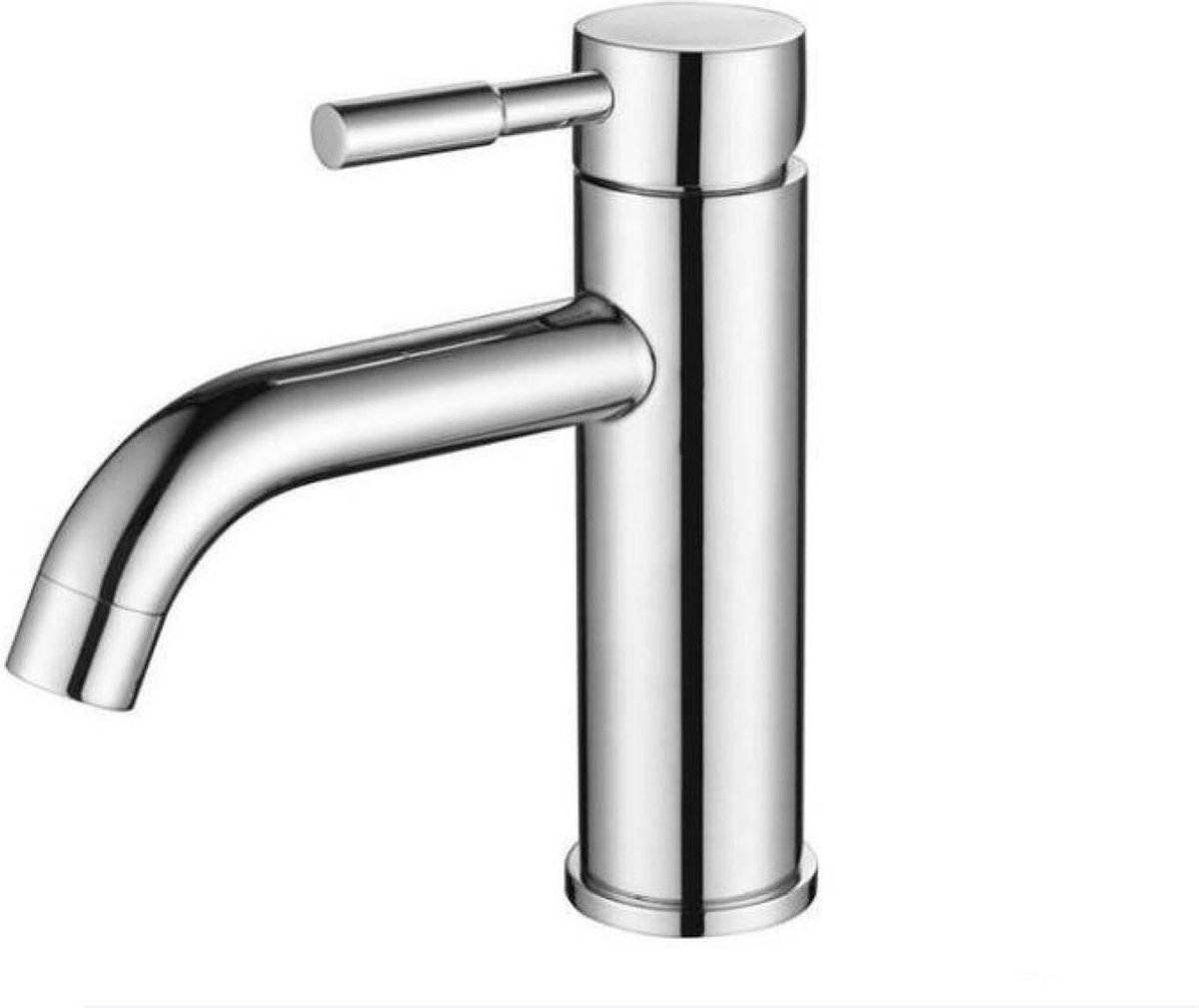 EDMONDO Badkamermeubel Kraan Wastafelkraan - 8502CU - 19 cm Hoog - Kleur Chroom