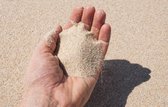 Zakje zand - Zilverzand - Diverse formaten - Scrub - Wierook - Smudge - BPA vrij - 23 x 32 cm - 1500 gram