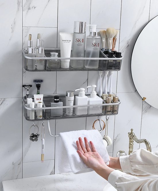 Badkamer Douche Rekje Douche Uitdrup Rekje Met Handdoekhanger