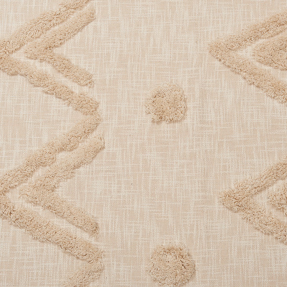 Beliani FATEHPUR - Plaid - Beige - 130 x 180 cm - Katoen