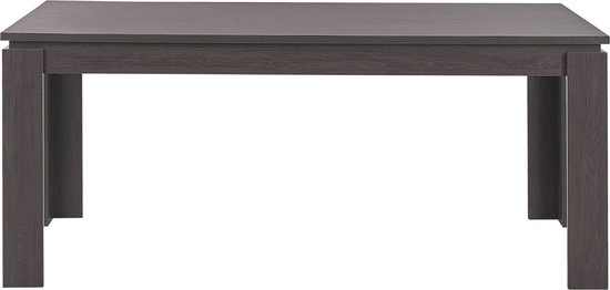 VITON - Eettafel - Donkere houtkleur - 90 x 180 cm - MDF