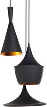 CARSON - Hanglamp - Zwart - Aluminium
