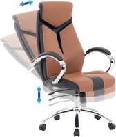 Beliani FORMULA - Chaise de bureau - marron - polyester