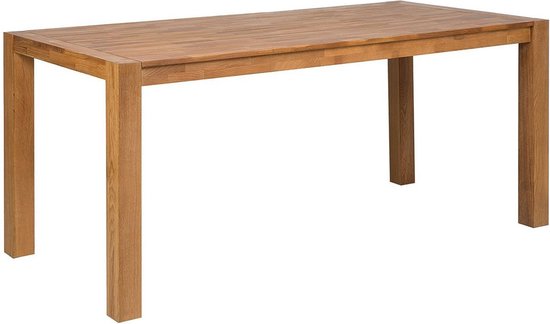 NATURA - Eettafel - Lichte houtkleur - 85 x 150 cm - Eikenhout