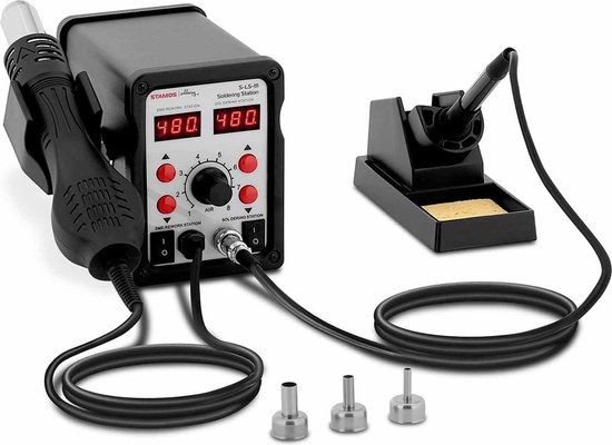 Stamos Soldeerstation - SMD Rework Station - LED - met soldeerbout 56 W ...