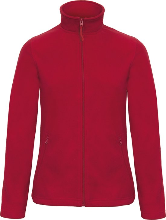 Fleecevest 'ID.501 Micro Fleece Full Zip' Dames Maat M Rood