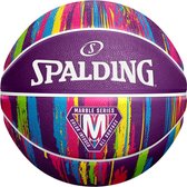 Spalding Marble Ball 84403Z, Unisex, Purper, basketbal, maat: 7