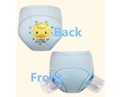 SFT Products Oefenbroekje - Eend Blauw - Maat 98 - 2 t/m 3 jaar - Zindelijkheidstraining - Potty Training - Nappy Pants - Wasbare Onderbroek Kind - Onderbroekje met Opvulling