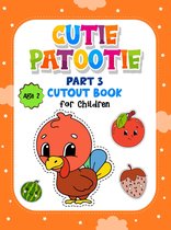 HugoElena - Cutie Patootie kleurboek - inkleuren en uitknipen boek voor kinderen - deel 3 - 40 paginas