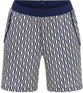 Zomerse short Ringella blauw - Geel - Maat - 48