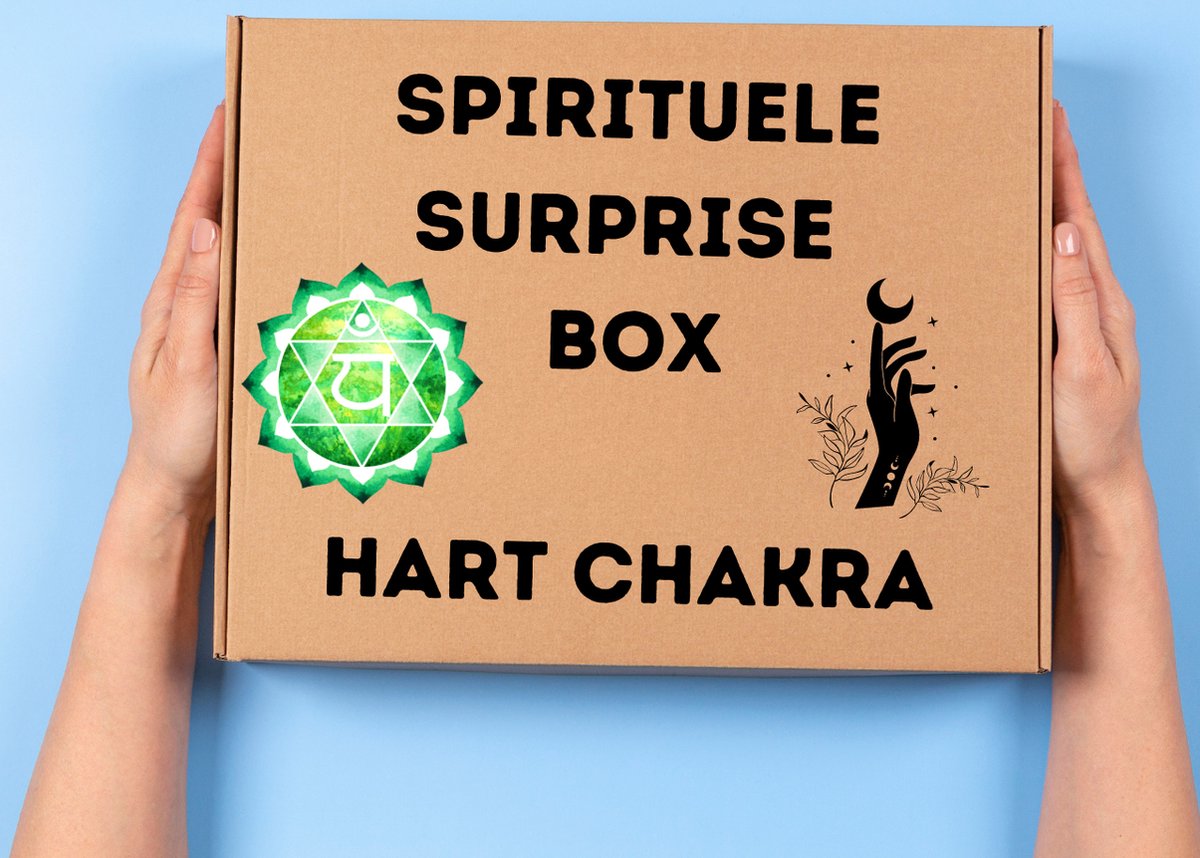 Hart Chakra Spirituele Surprise Box - Esoterie - Unieke samenstelling - Intuïtief Pakket - Kristallen - Wierook