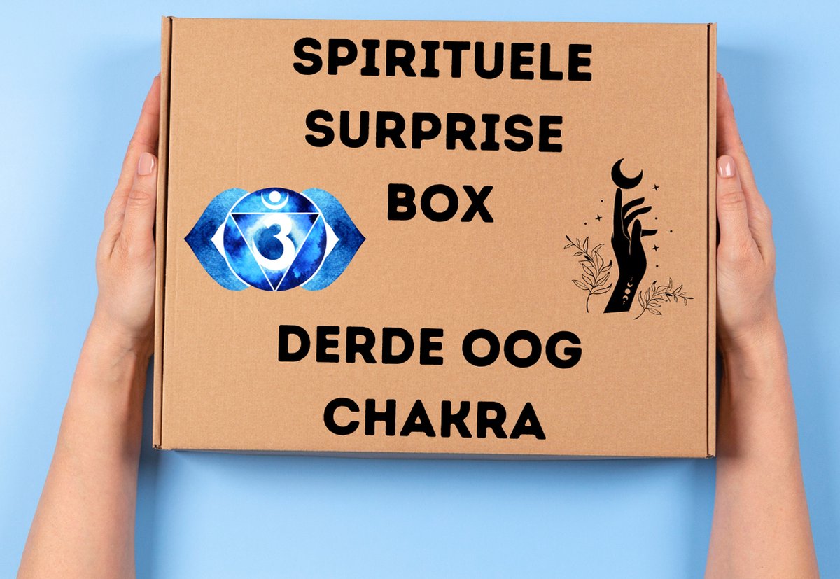Derde Oog Chakra Spirituele Surprise Box - Esoterie - Unieke samenstelling - Intuïtief Pakket - Kristallen - Wierook
