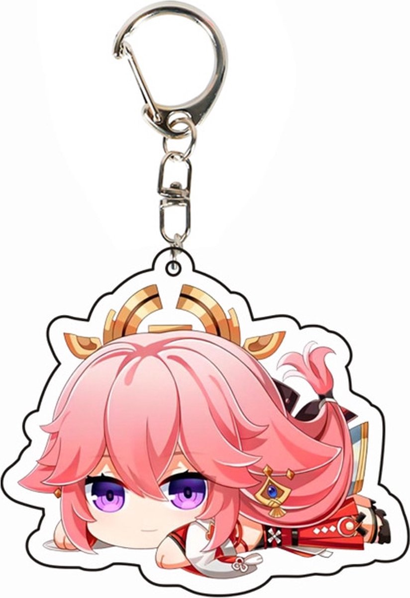 Genshin Impact - Yea Miko - Sleutelhanger/Keychain - Anime Merchandise - Figure - Manga