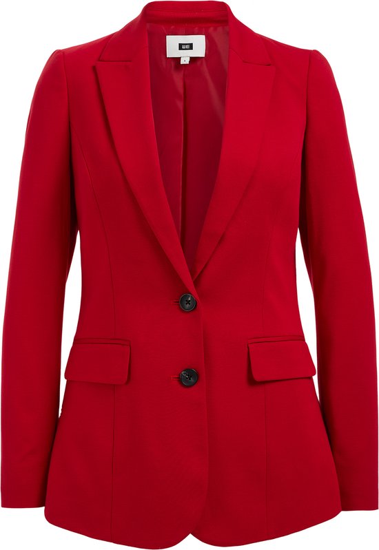 WE Fashion Dames getailleerde jersey stretch blazer