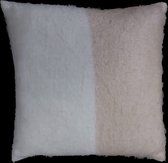 Sierkussen ecru/zand by decoris cushion 45*45