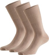 Apollo - Modal antipress sokken - Zand - Maat 39/42 - Diabetes sokken - Naadloze sokken - Diabetes sokken dames - Diabetes sokken heren - Sokken zonder elastiek
