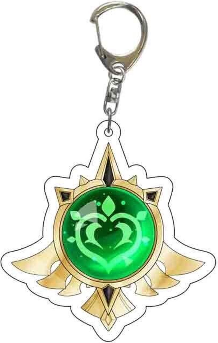 Genshin Impact - Dendro - Vision - Sleutelhanger/Keychain - Anime Merchandise - Figure - Manga