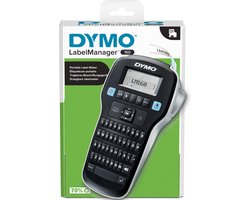 DYMO LabelManager 160-labelmaker | Draagbare labelprinter met QWERTY-toetsenbord | Inclusief zwart-wit D1-etiketten (12 mm) | Voor thuis en op kantoor