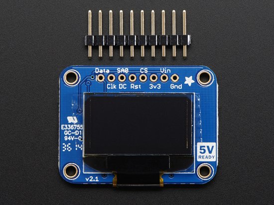 Monochrome 0.96 inch 128x64 OLED graphic display Adafruit 326 | bol