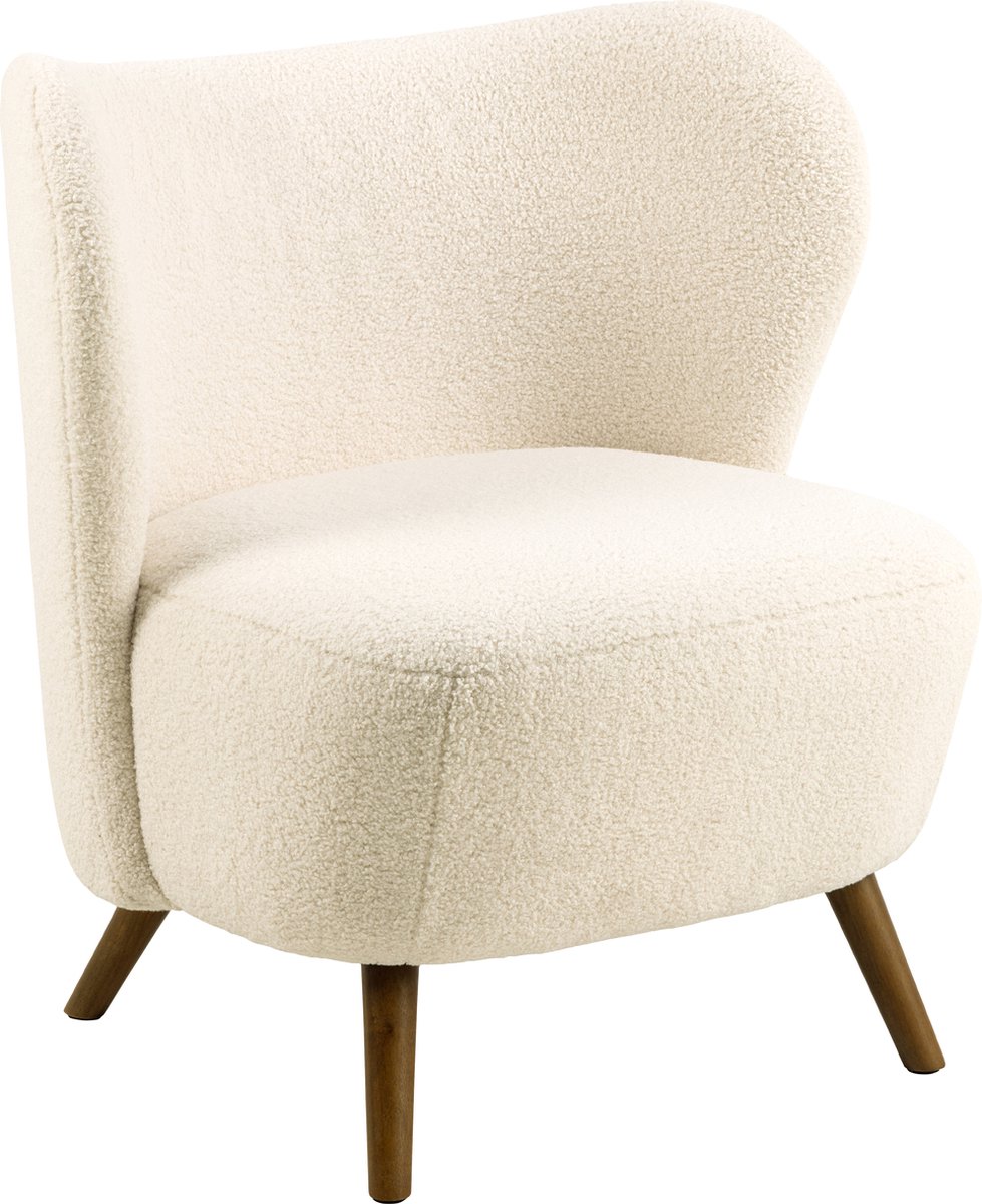 Fauteuil Beige - Teddy - 76x73x82cm - Fauteuil Roche - Giga Living
