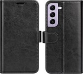 Samsung Galaxy S23 Hoesje - MobyDefend Wallet Book Case (Sluiting Achterkant) - Zwart - GSM Hoesje - Telefoonhoesje Geschikt Voor Samsung Galaxy S23