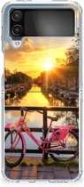 Hoesje maken Geschikt voor Samsung Galaxy Z Flip 4 Telefoonhoesje Amsterdamse Grachten