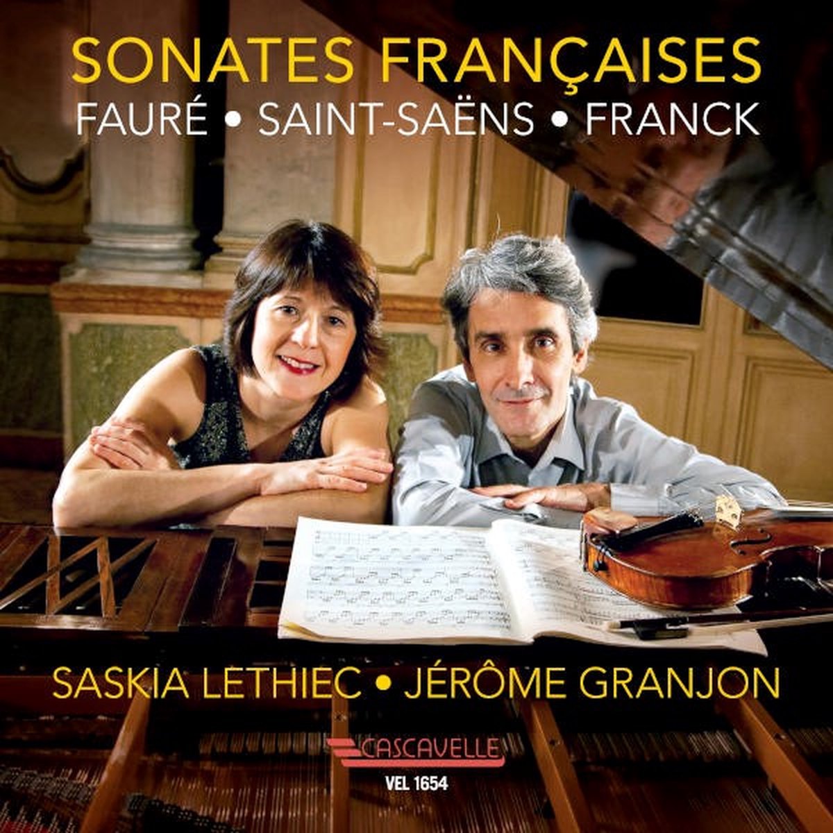 Sakia Lethiec & Jérôme Granjon - Sonates Françaises: Fauré - Saint Saëns - Franck (CD)