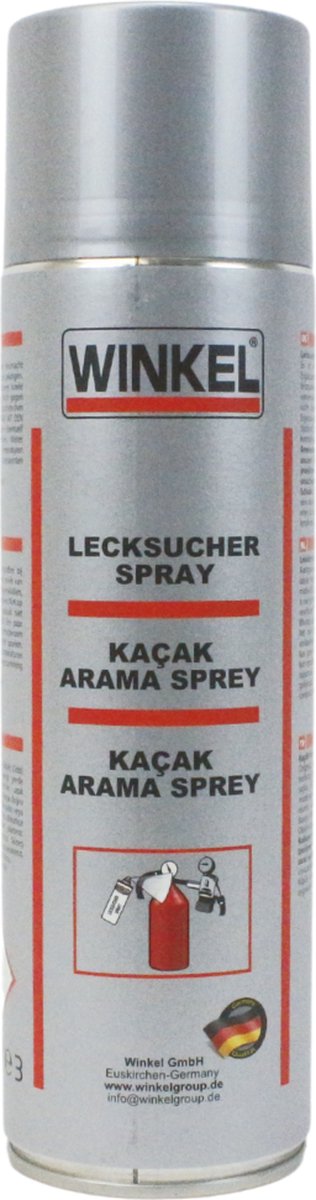 Winkel - Lekdetectiespray – 400 ml – Opsporing van Gas- en Luchtlekken – Veilig en Effectief – Voor Gasleidingen en Drukvaten