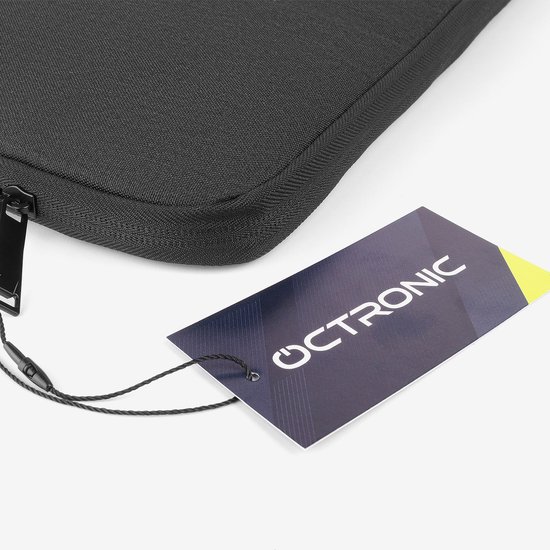 Housse pour ordinateur portable 13 pouces - Housse pour ordinateur portable - Housse pour tablette - avec pochette organiseur de câbles - Zwart