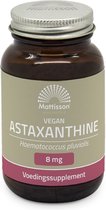 Mattisson - Vegan Astaxanthine 8mg – Astaxanthine Nataxtin Carotenoïde - Voedingssupplement - Vegan - 60 Capsules