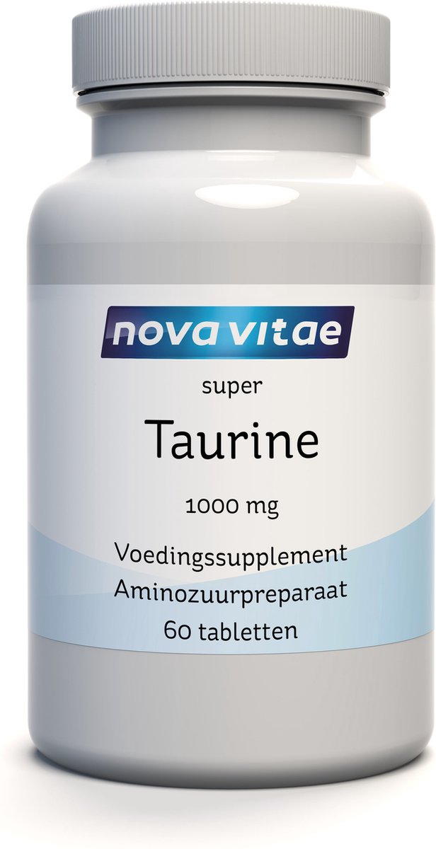 Goedkoopste Nova Vitae - Taurine - 1000 mg - 60 tabletten