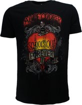 Alice Cooper School's Out Band T-Shirt Zwart - Officiële Merchandise