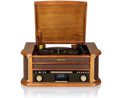 Roadstar HIF-1993D+BT - Platenspeler DAB met Bluetooth - Bruin