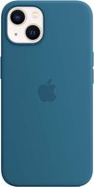 Apple Silicone Backcover MagSafe iPhone 13 hoesje - Blue Jay