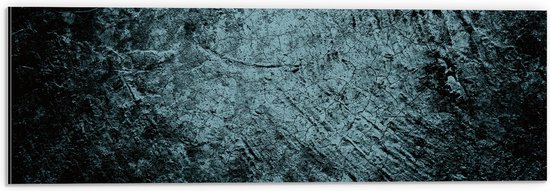 Dibond - Textuur in Rots - 60x20 cm Foto op Aluminium (Met Ophangsysteem)