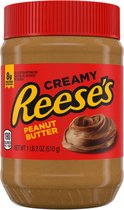 Reese's Creamy Peanut Butter - 12x 510gr - Glutenvrij - Vegan