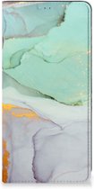 Bookcase voor OPPO A17 Watercolor Mix