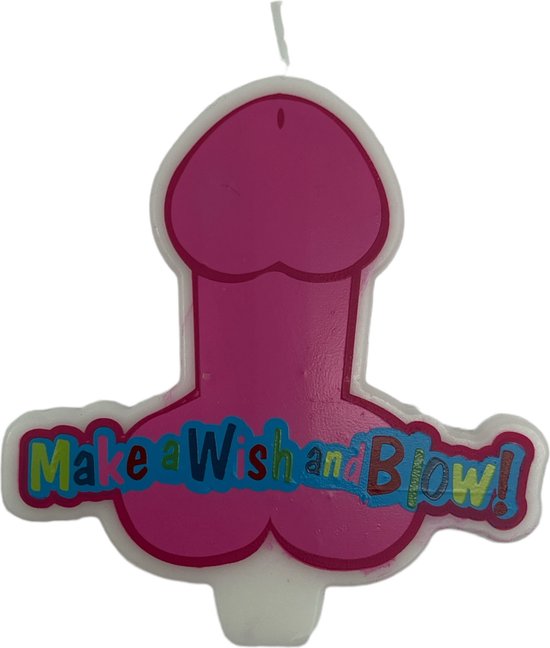 Verjaardags Penis Kaars XL 9x9cm