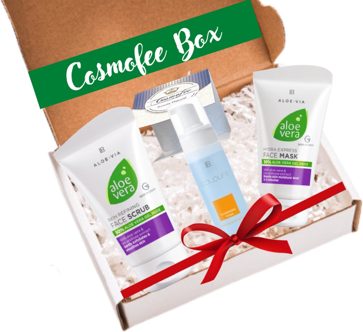 LR aloe vera Set gelaatspeeling gezichtsmasker & Reinigingsschuim