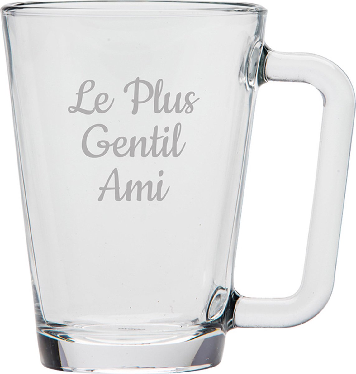 Theeglas gegraveerd - 26cl - Le Plus Gentil Ami