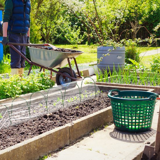 relaxdays Klappstuhl Klappbarer Gartenstuhl 2er Set grün