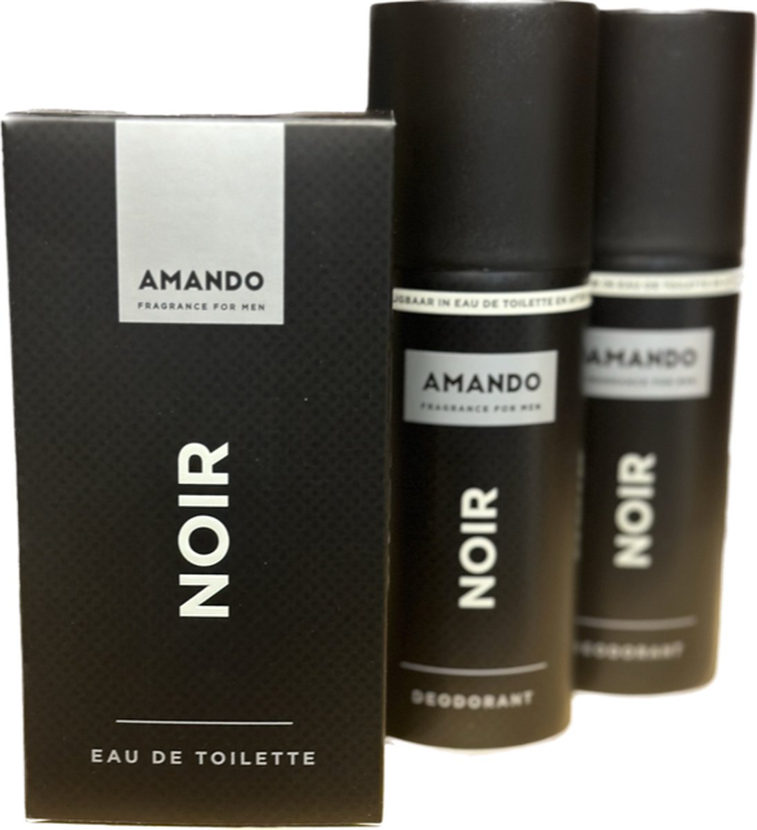Amando Noir - Pakket - Eau de Toilette 50 ml & 2 Deo Spray 150 ml