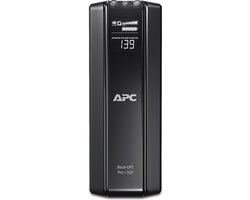 APC Back-UPS PRO BR1500G-FR - Noodstroomvoeding / 6x penaarde / USB / 1500VA / uitbreidbare runtime