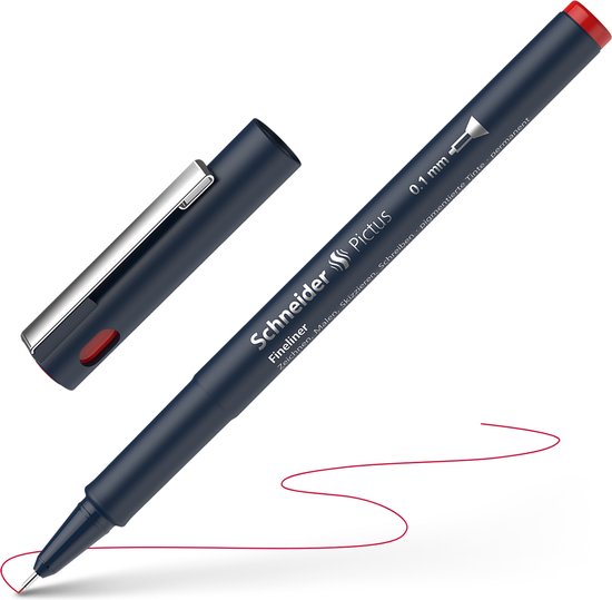 Penna Tecnica Schneider Xpress - Inchiostro Rosso, Punta 0.8mm, Confezione Singola - Foto 11