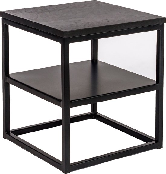 Lions Design Table de chevet Rovero Zwart