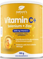 Nature's Finest Vitamine C+ Selenium + Zink | Revolutionaire formule van vitamine C, selenium en zink voor een ijzersterk immuunsysteem - 1000 mg Vitamine C per dosering