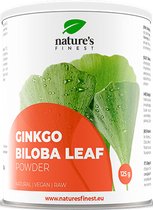 Nature's Finest Ginkgo Biloba poeder | Een superfood voor effectiever leren - Verbetert de cognitieve functie, Behoudt het geheugen, Verbetert de bloedtoevoer naar de hersenen, Helpt schade aan, bloedvaten te voorkomen