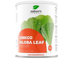 Nature's Finest Ginkgo Biloba poeder - Een superfood voor effectiever leren - Verbetert de cognitieve functie, Behoudt het geheugen, Verbetert de bloedtoevoer naar de hersenen, Helpt schade aan, bloedvaten te voorkomen